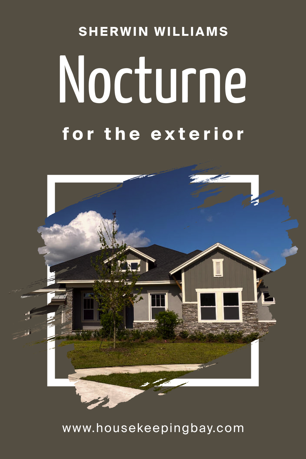 Sherwin Williams. SW 9520 Nocturne For the exterior