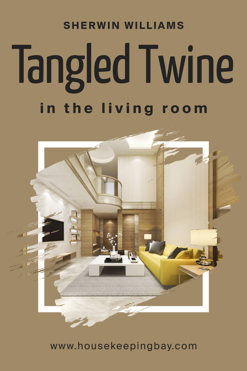 Sherwin Williams. SW 9538 Tangled Twine In the Living Room