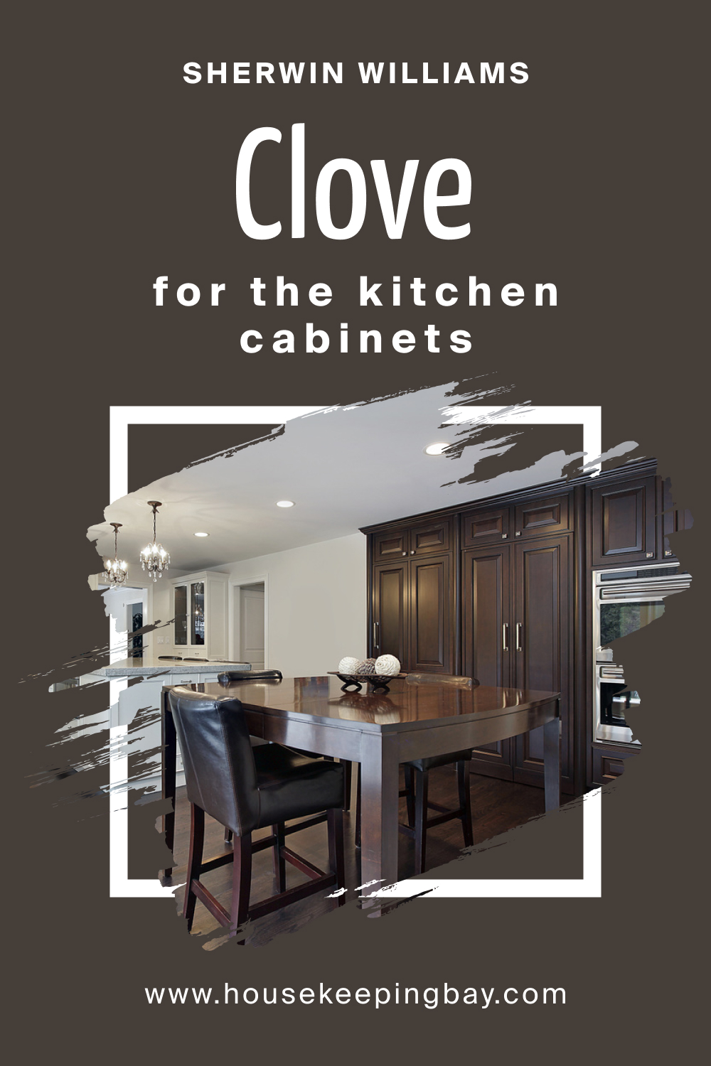 Sherwin Williams. SW 9605 Clove For the Kitchen Cabinets