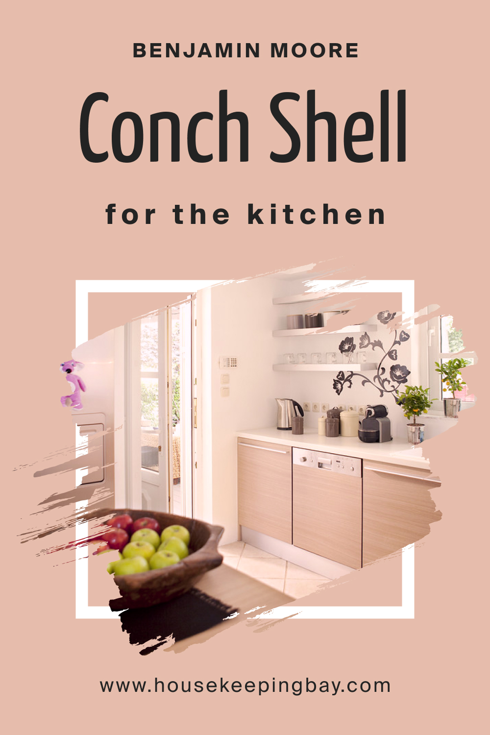 Benjamin Moore. Conch Shell 052 for the Kitchen