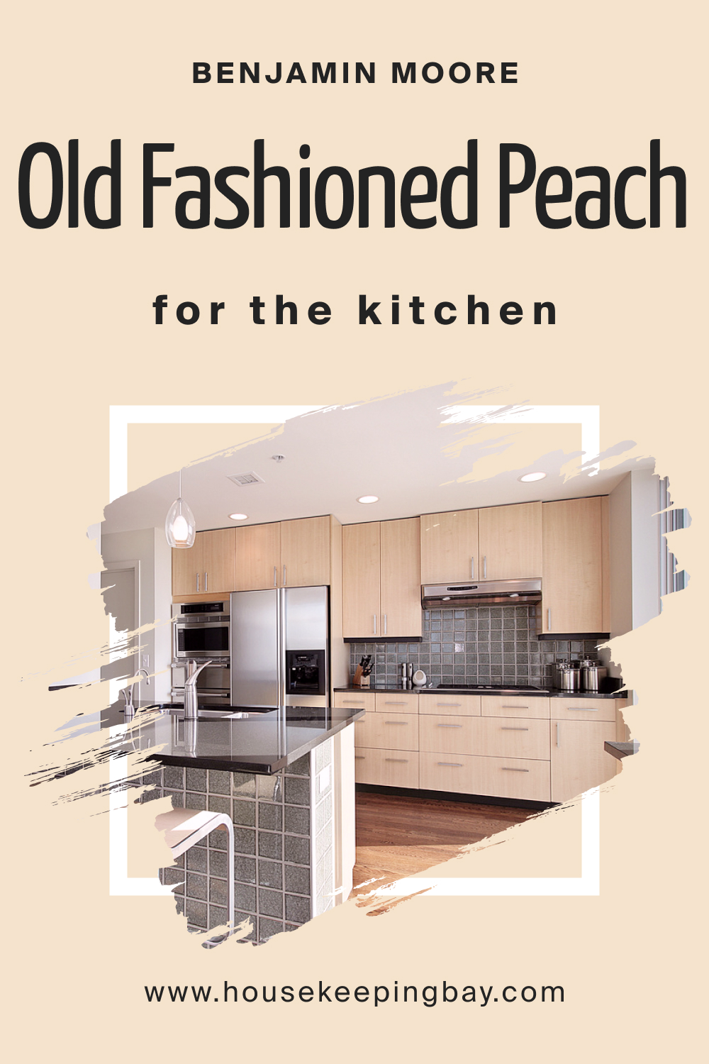 Benjamin Moore. Old Fashioned Peach OC 79 for the Kitchen