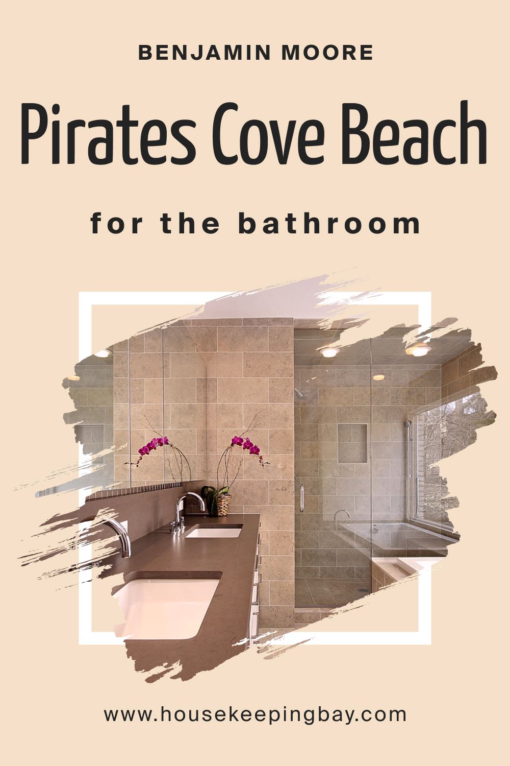 Benjamin Moore. Pirates Cove Beach OC 80 for the Bathroom