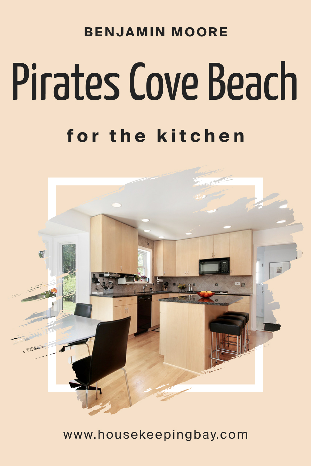 Benjamin Moore. Pirates Cove Beach OC 80 for the Kitchen