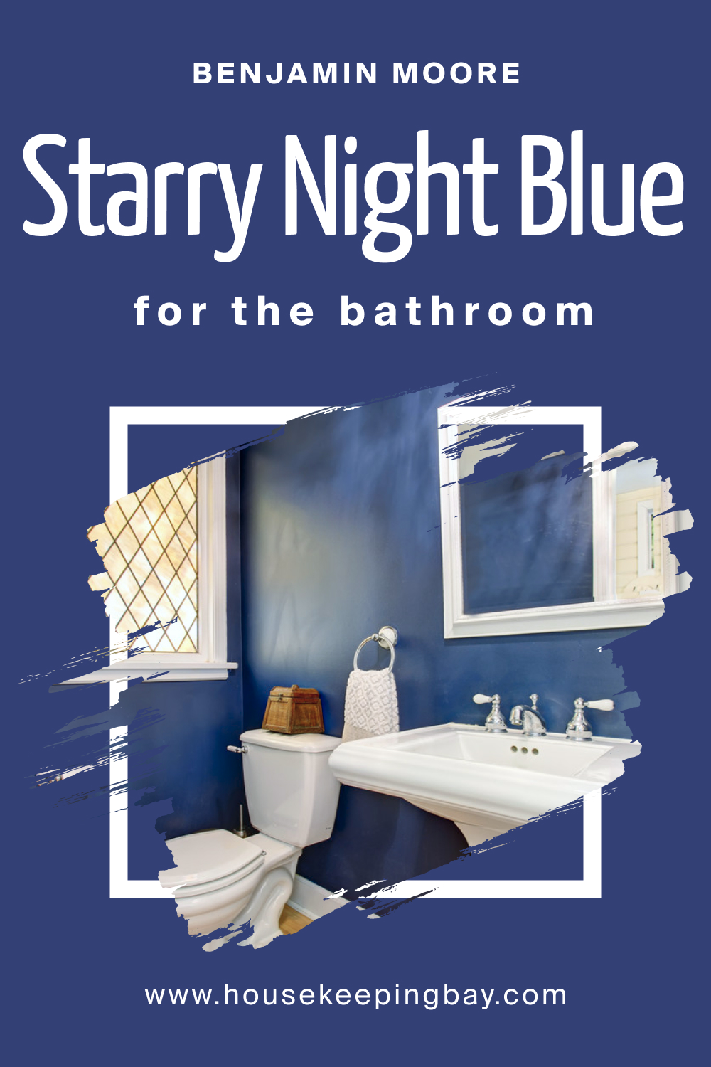 Benjamin Moore. Starry Night Blue 2067 20 for the Bathroom