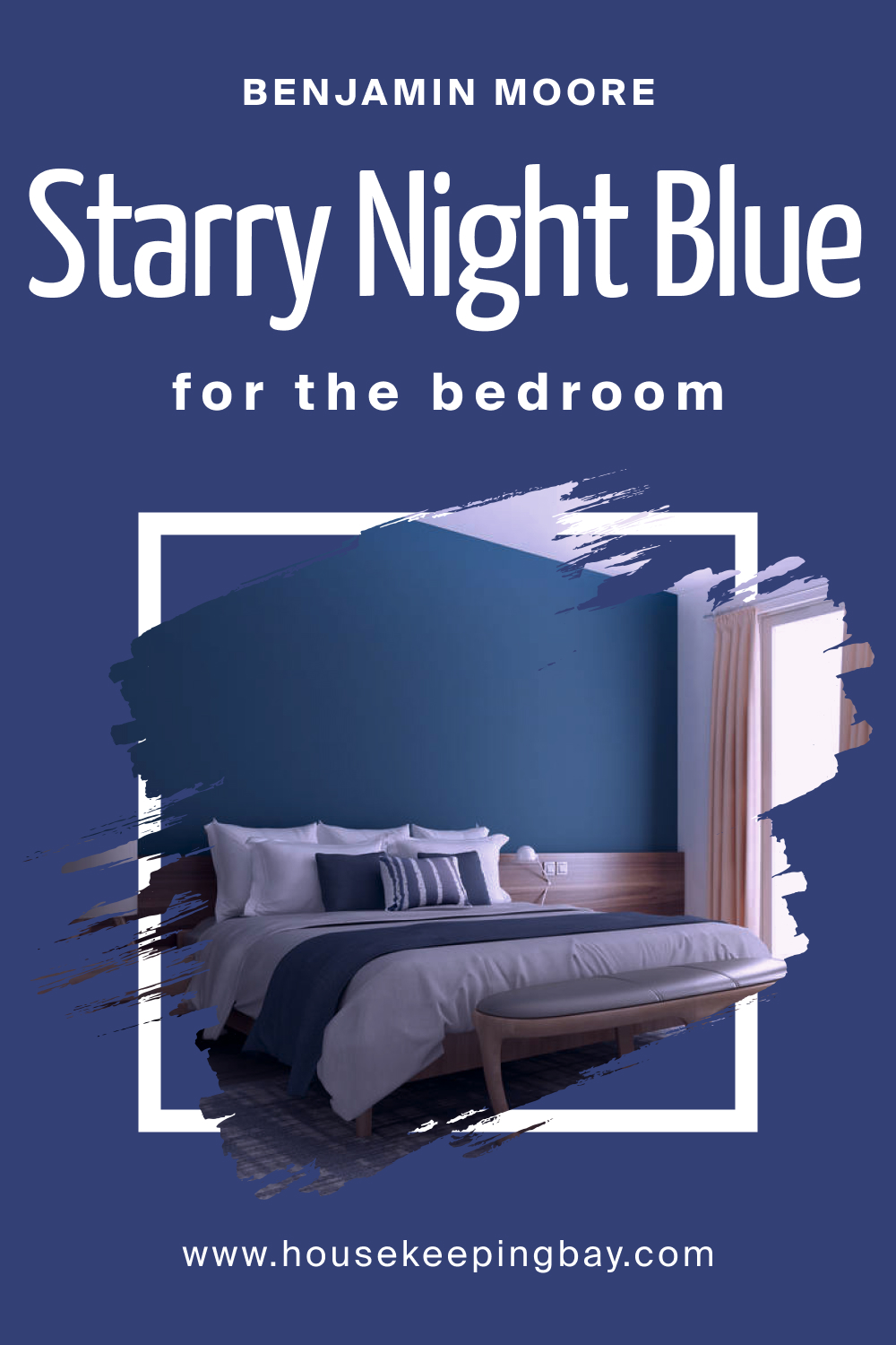 Benjamin Moore. Starry Night Blue 2067 20 for the Bedroom