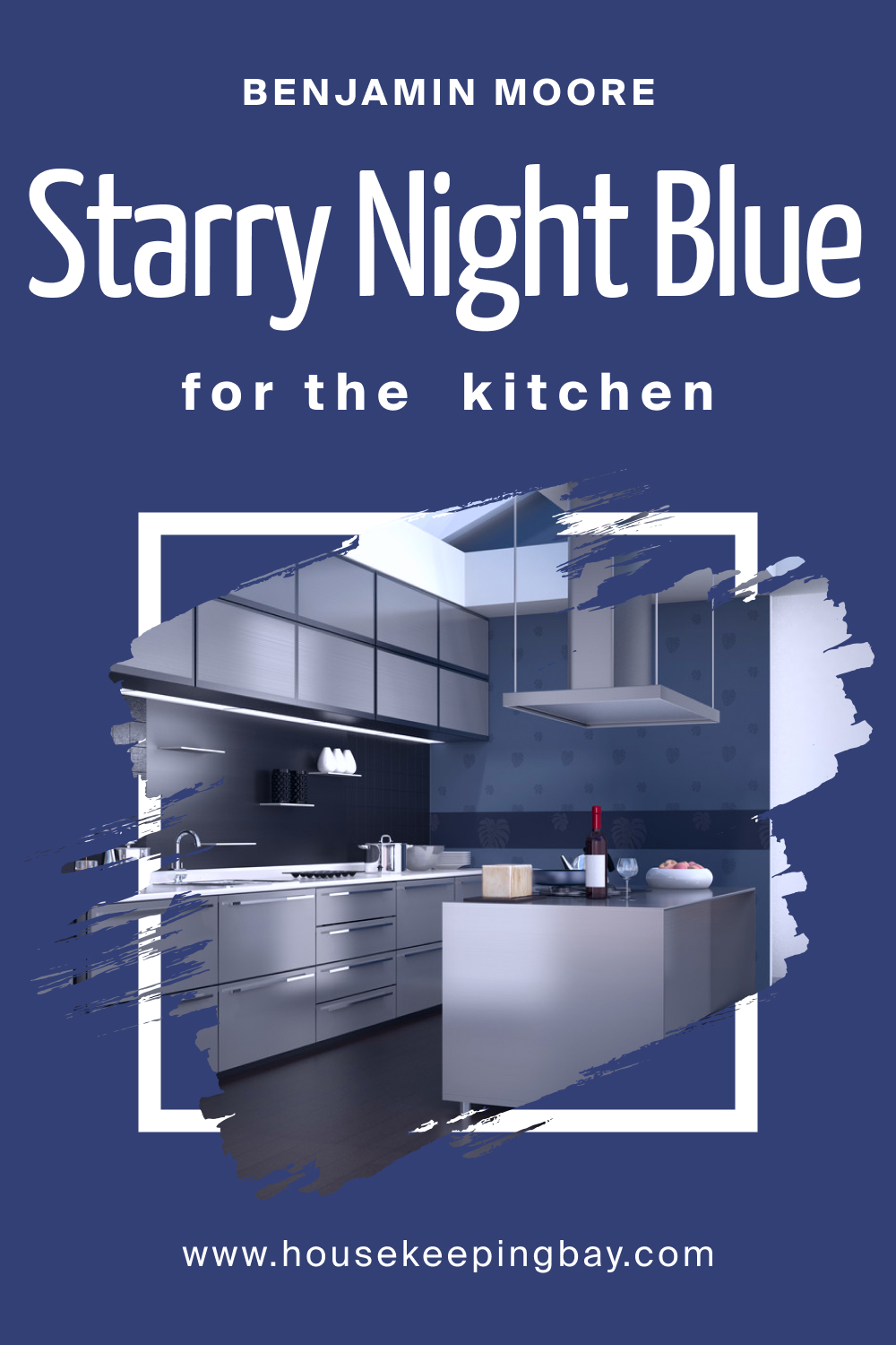Benjamin Moore. Starry Night Blue 2067 20 for the Kitchen