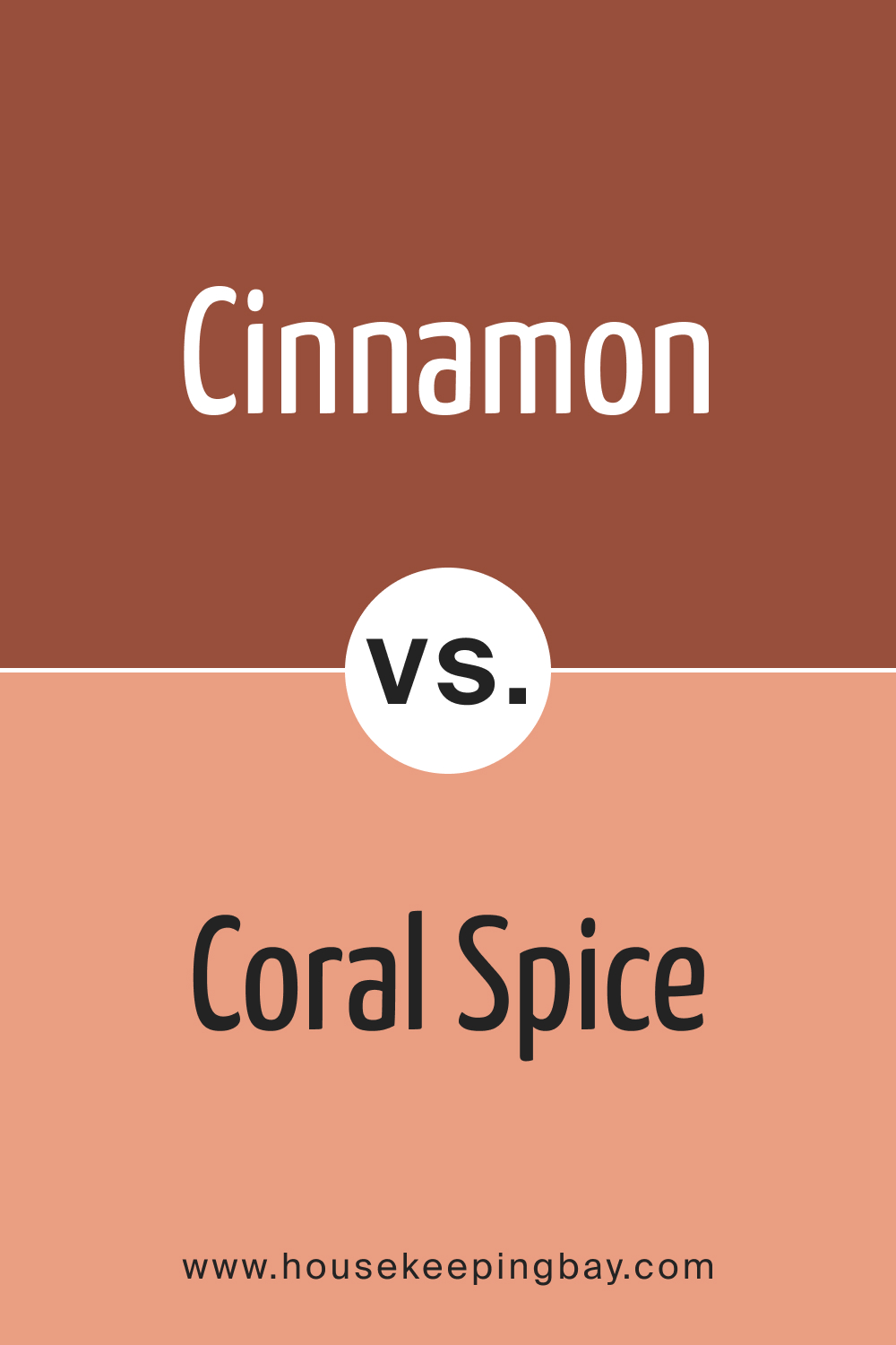 Cinnamon 2174 20 vs. BM 2170 40 Coral Spice