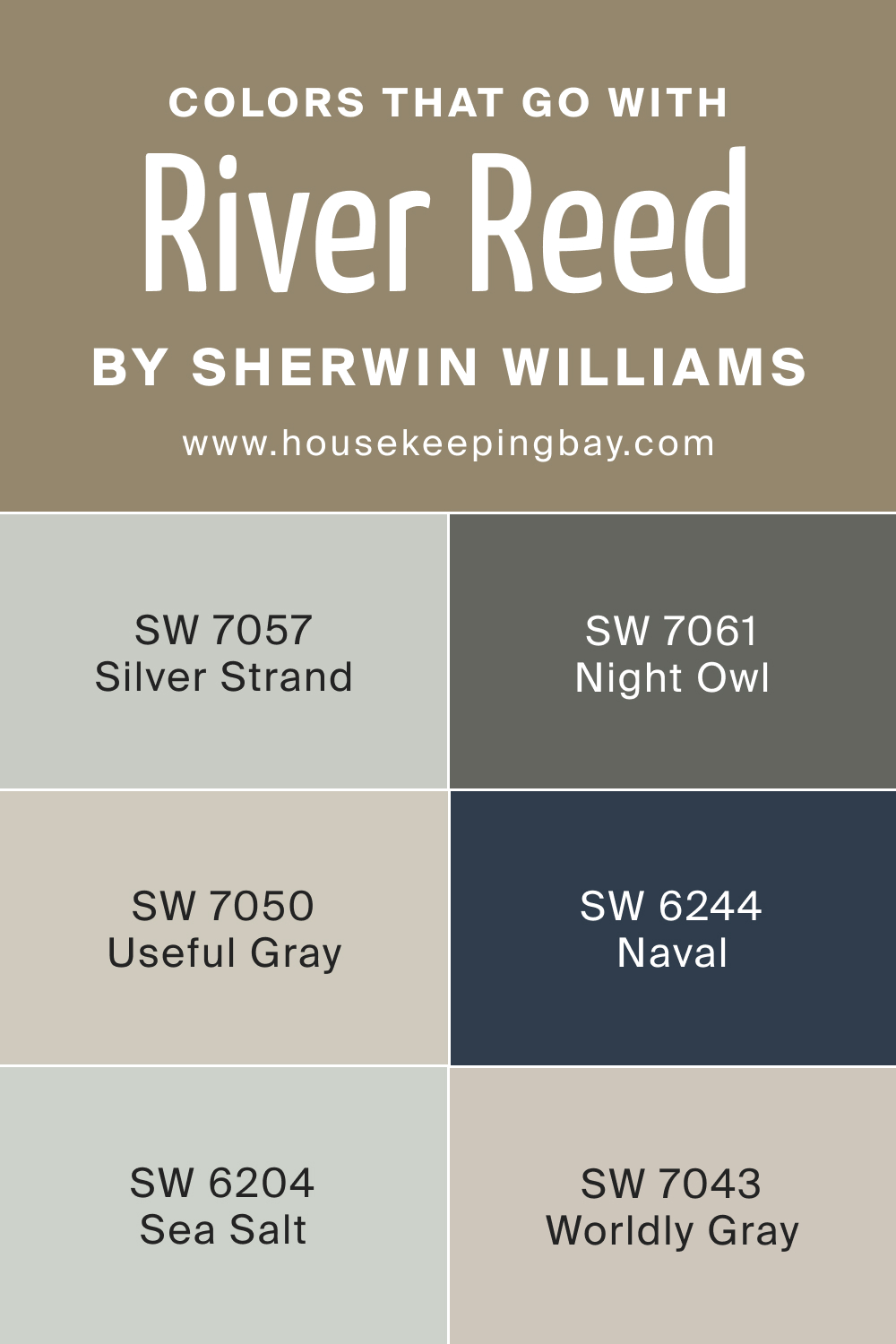 Colors That Go With SW 9534 River Reed