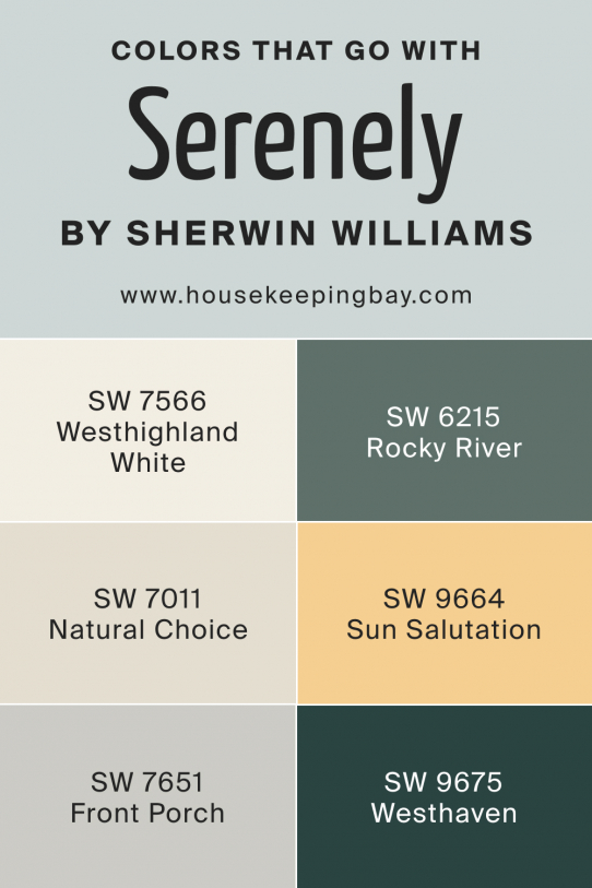 Serenely SW 9632 Paint Color by Sherwin-Williams