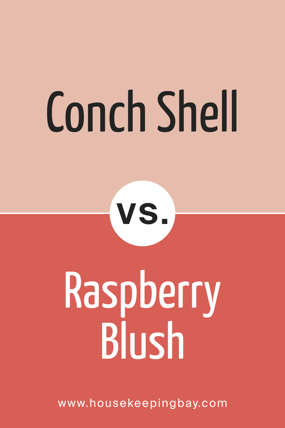 Conch Shell 052 vs. BM 2008 30 Raspberry Blush