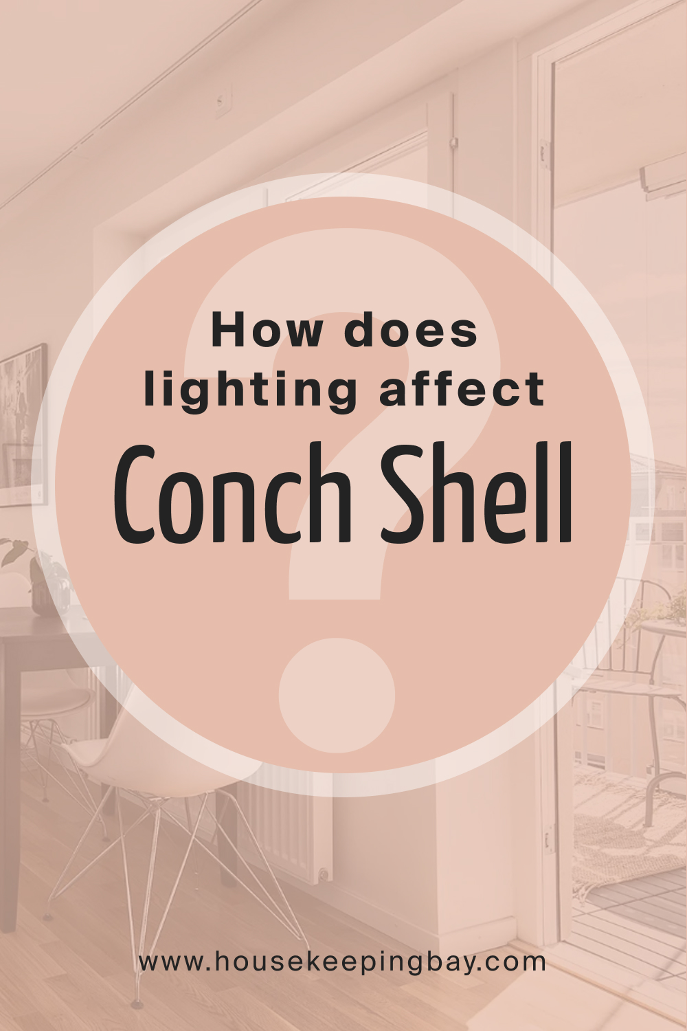 How does lighting affect Conch Shell 052