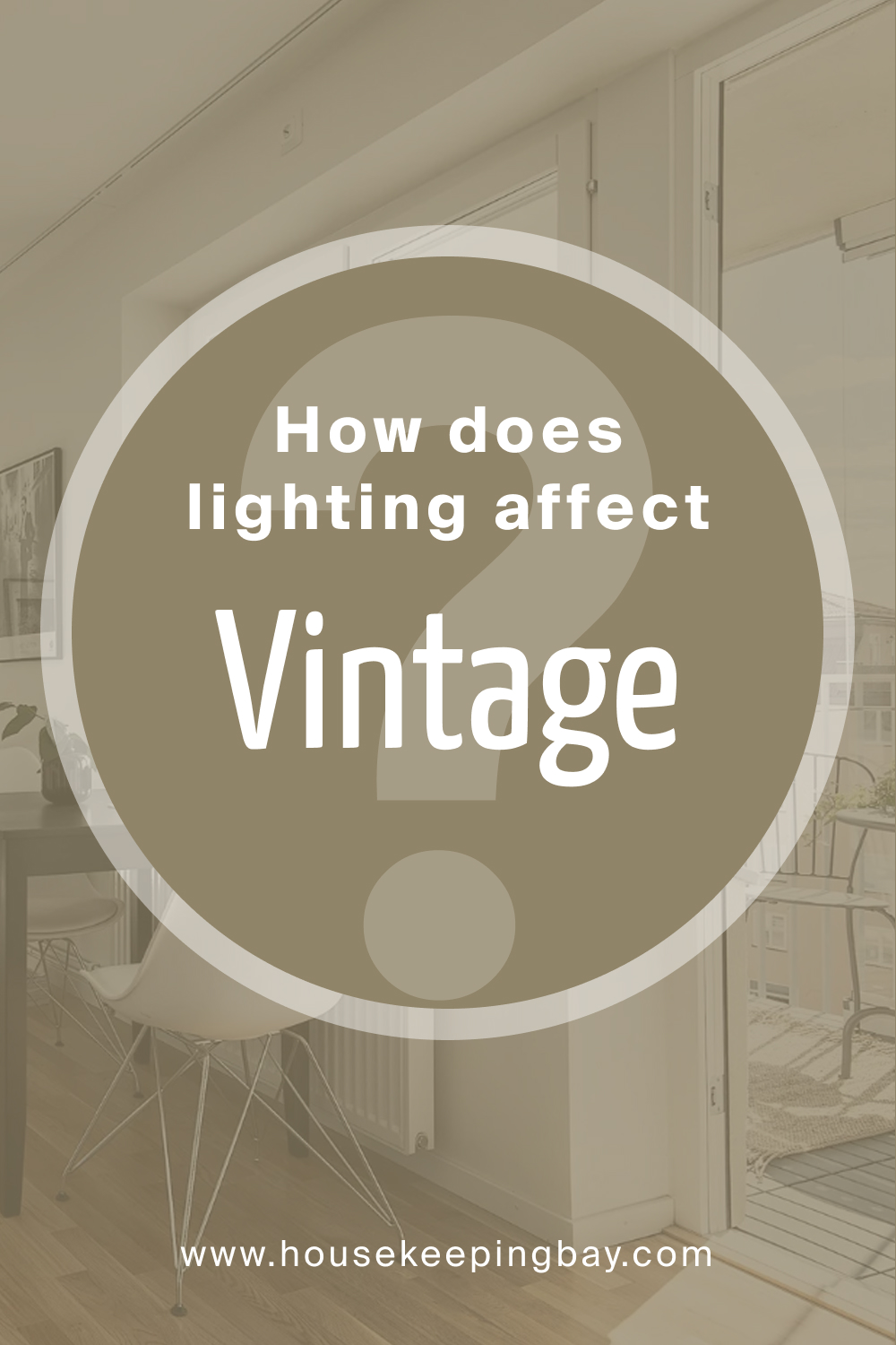 How does lighting affect SW 9528 Vintage