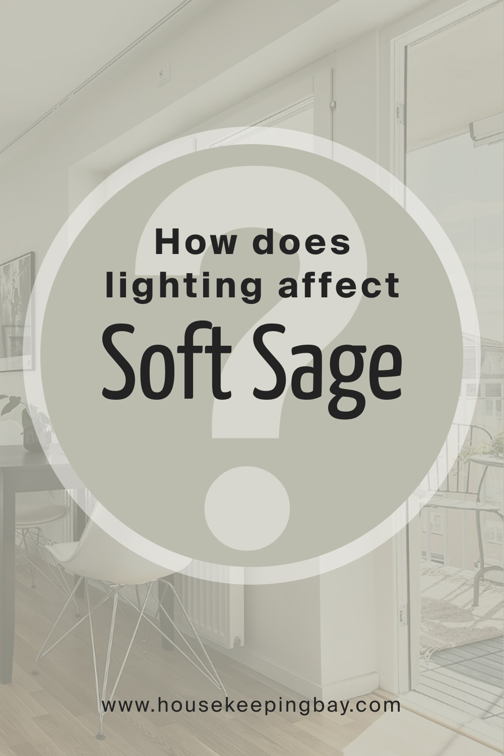 How does lighting affect SW 9647 Soft Sage