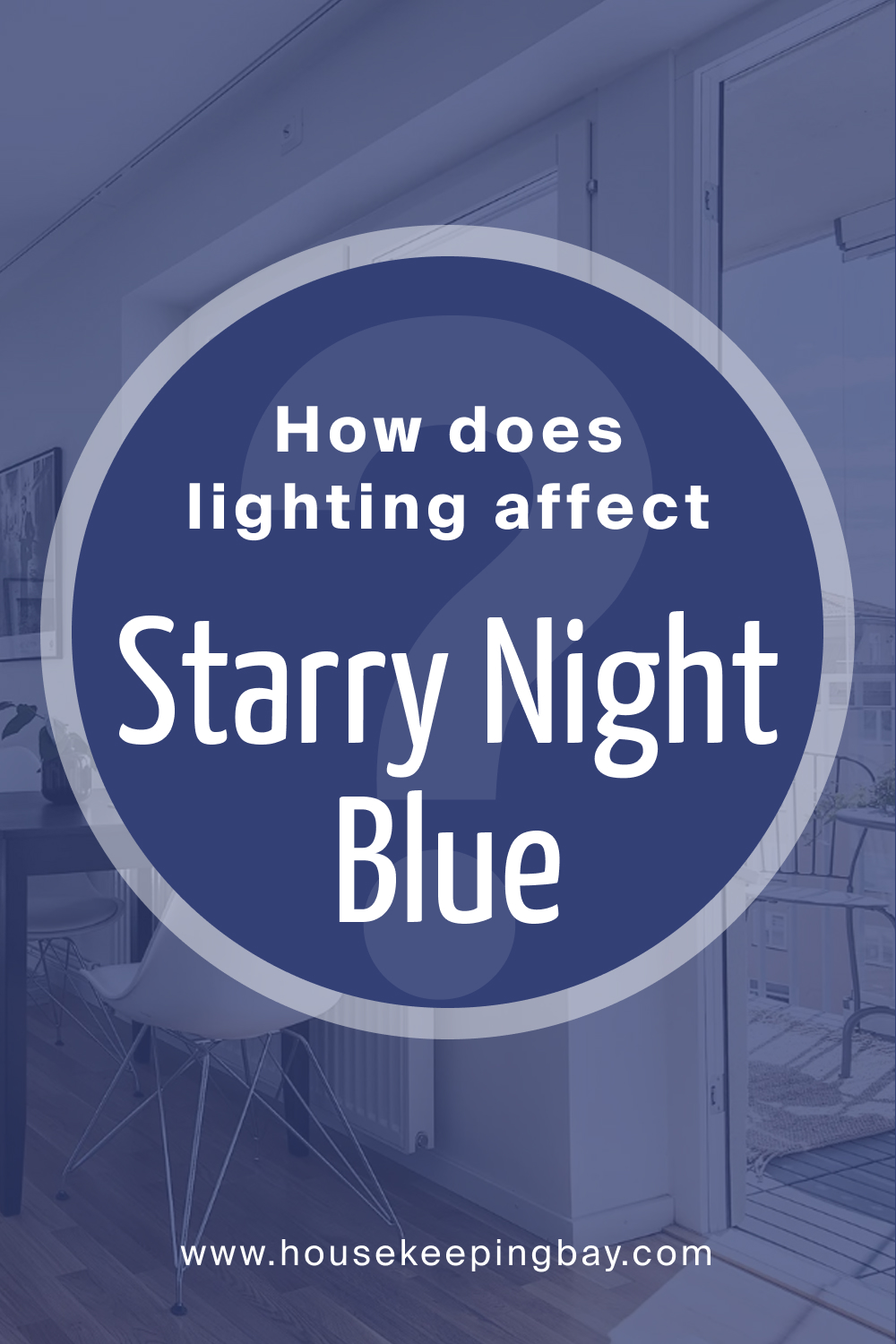 How does lighting affect Starry Night Blue 2067 20