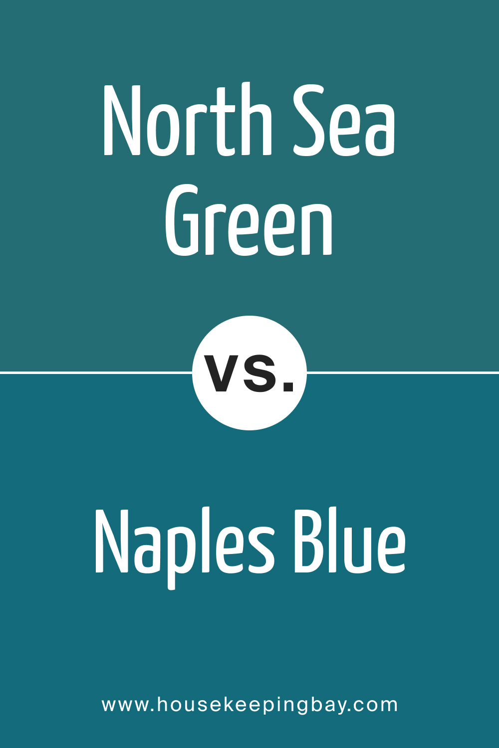North Sea Green 2053 30 vs. BM 2057 30 Naples Blue