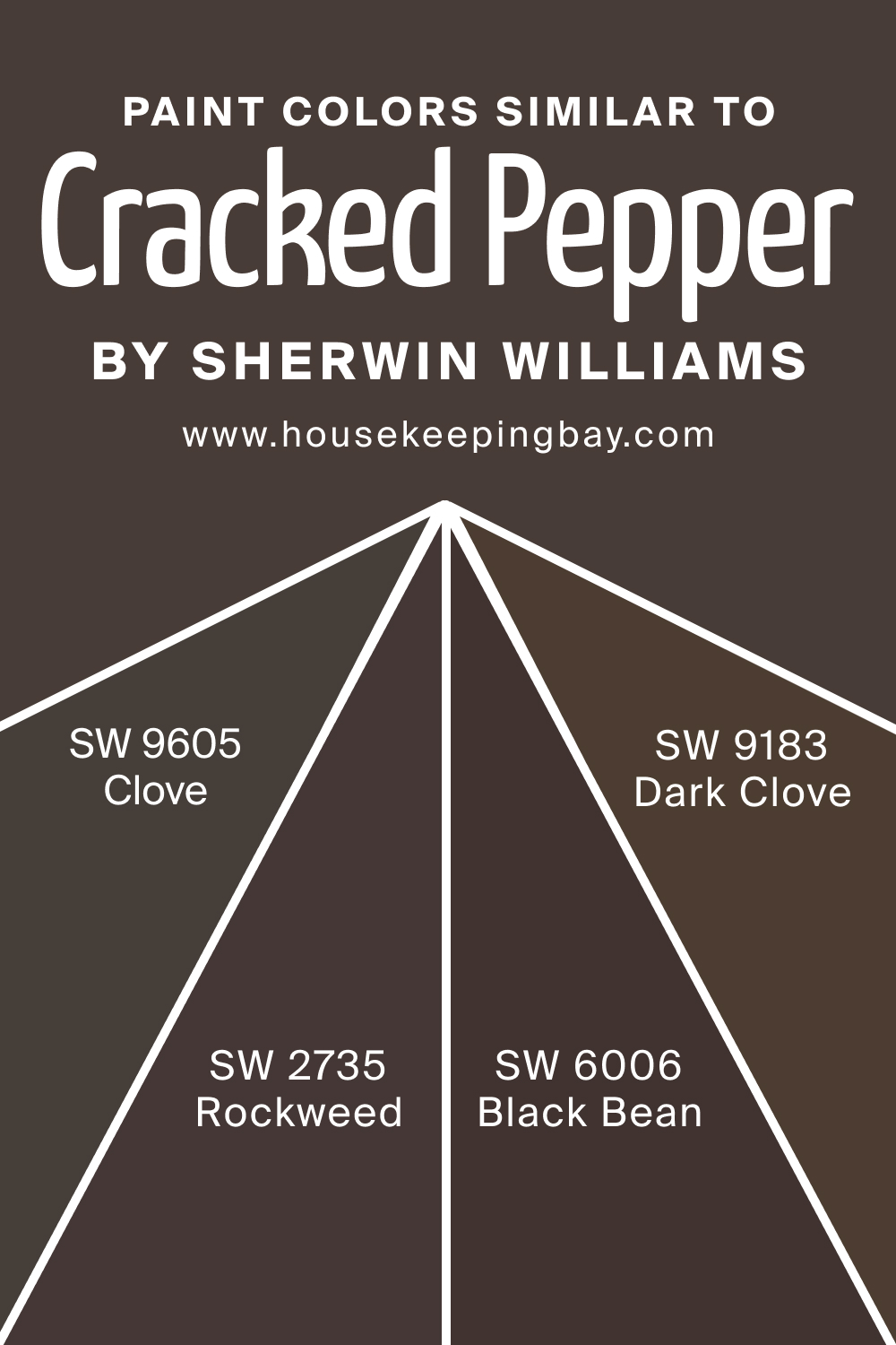 Paint Color Similar to SW 9580 Cracked Pepper by Sherwin Williams
