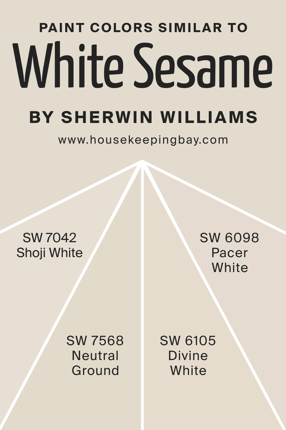 Paint Color Similar to SW 9586 White Sesame by Sherwin Williams