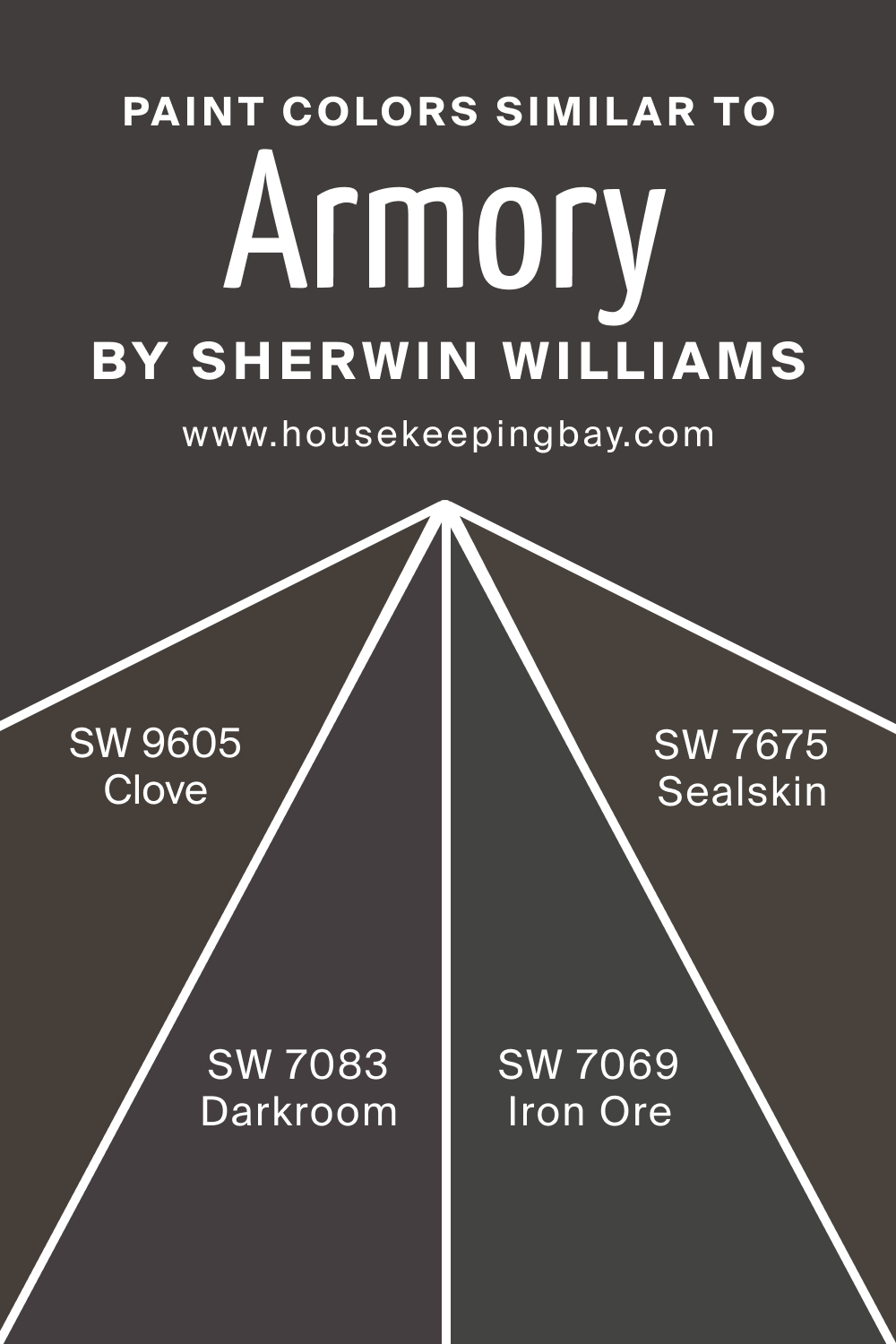 Paint Color Similar to SW 9600 Armory by Sherwin Williams