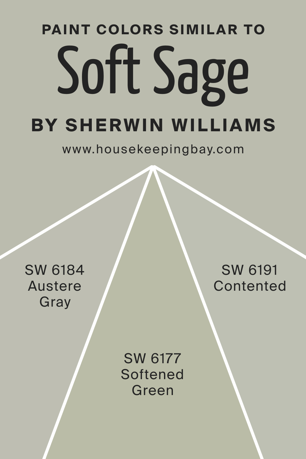Paint Color Similar to SW 9647 Soft Sage by Sherwin Williams