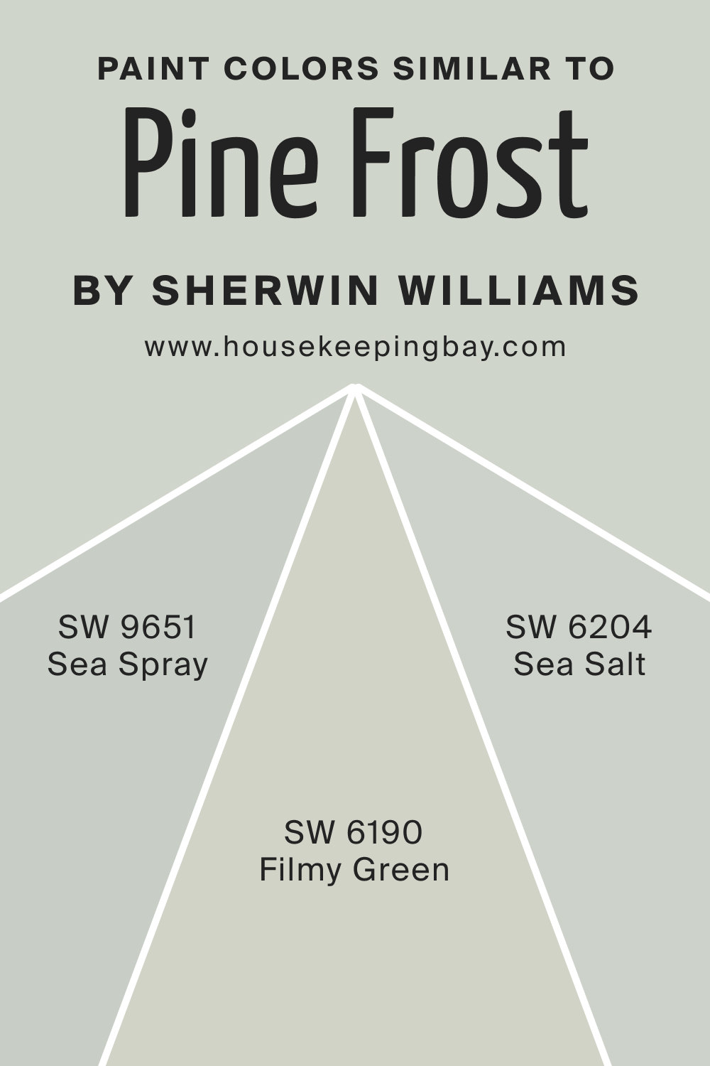 Paint Color Similar to SW 9656 Pine Frost by Sherwin Williams