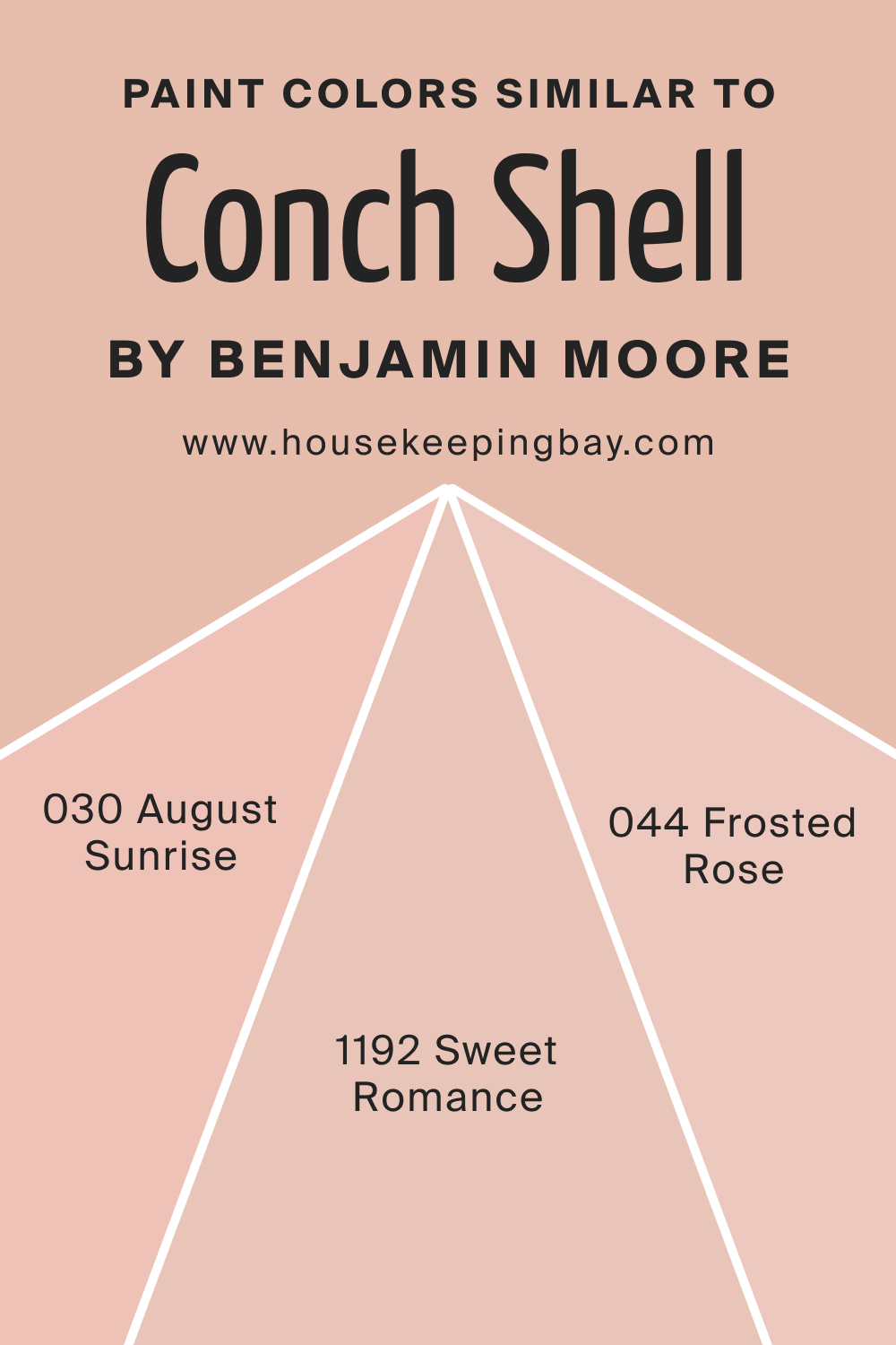 Paint Colors Similar to Conch Shell 052 by Benjamin Moore