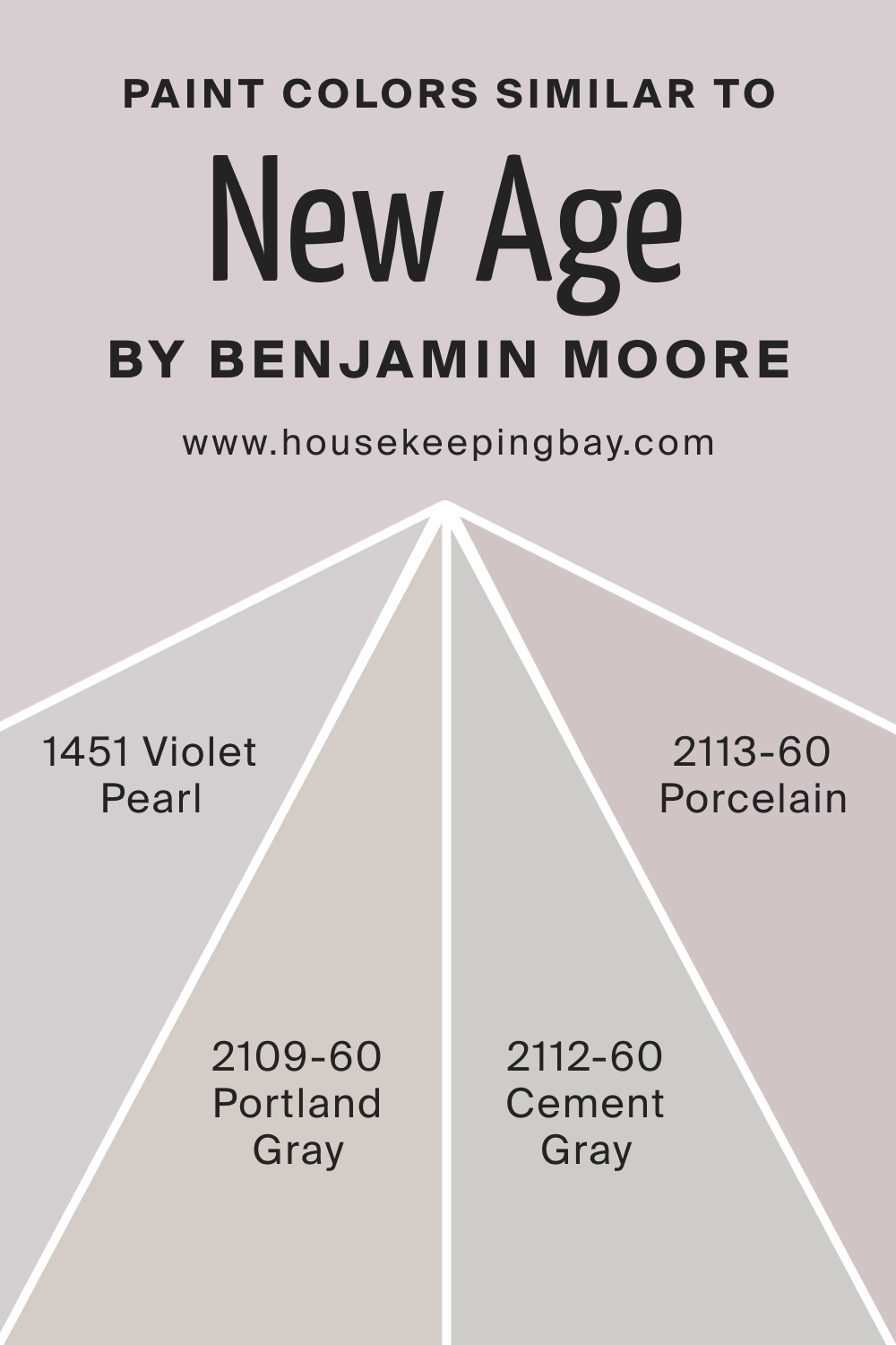 Paint Colors Similar to New Age 1444 by Benjamin Moore