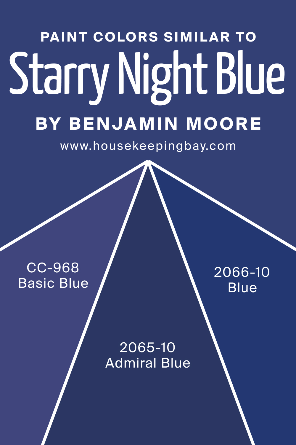 Paint Colors Similar to Starry Night Blue 2067 20 by Benjamin Moore
