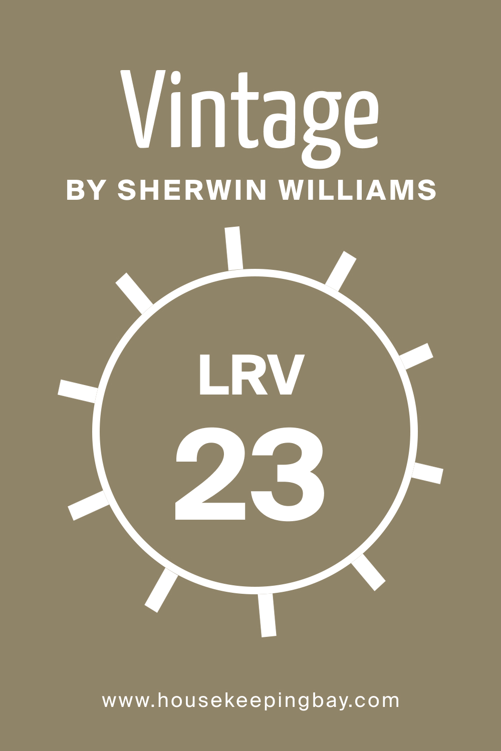 SW 9528 Vintage by Sherwin Williams. LRV 23