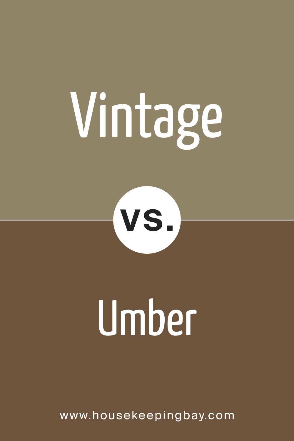 SW 9528 Vintage vs. SW 6146 Umber