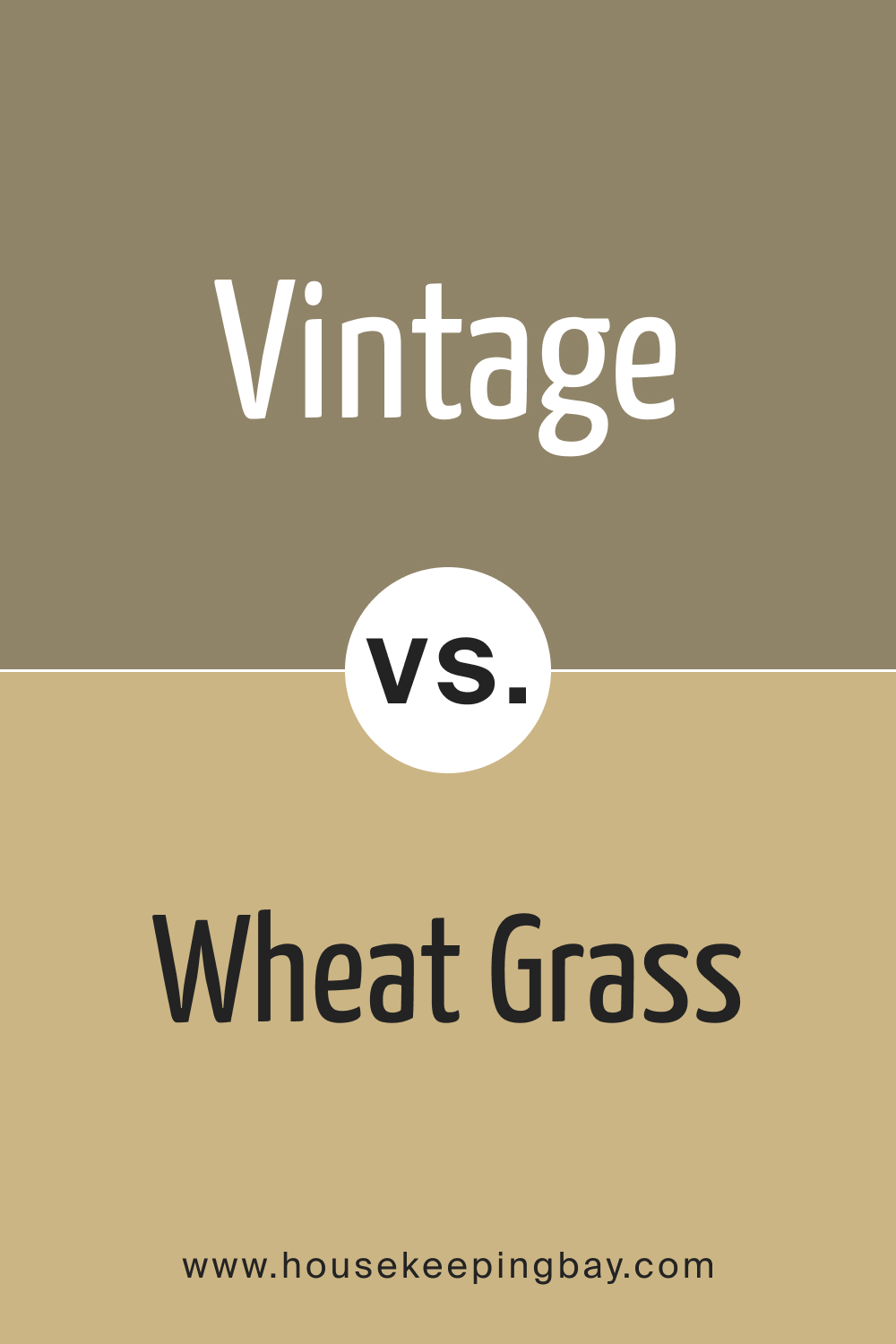 SW 9528 Vintage vs. SW 6408 Wheat Grass