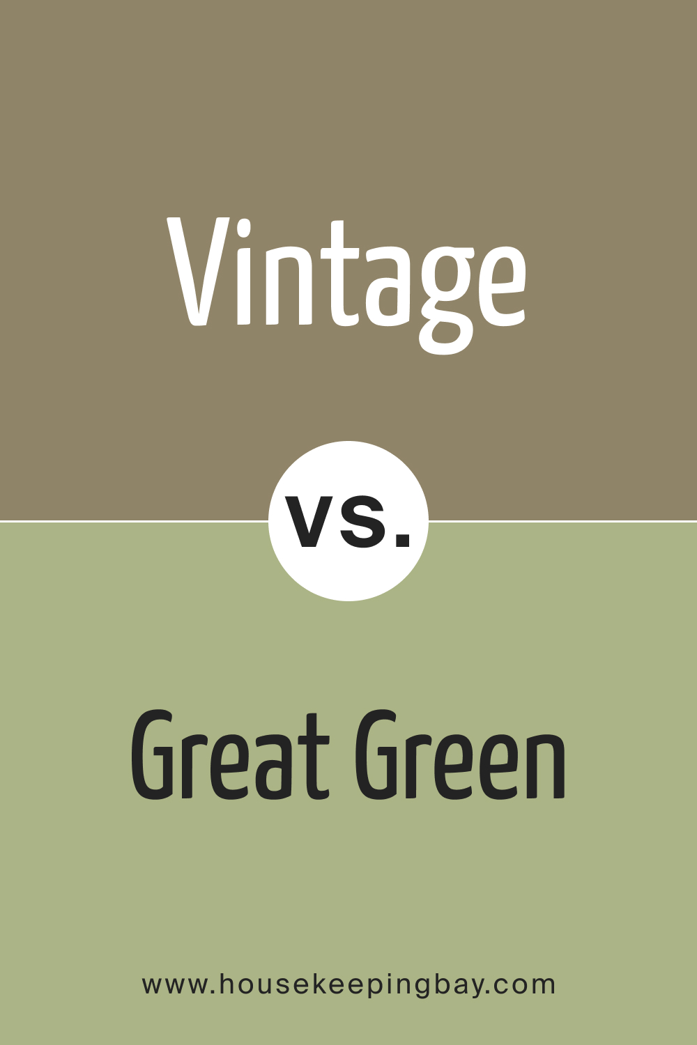 SW 9528 Vintage vs. SW 6430 Great Green