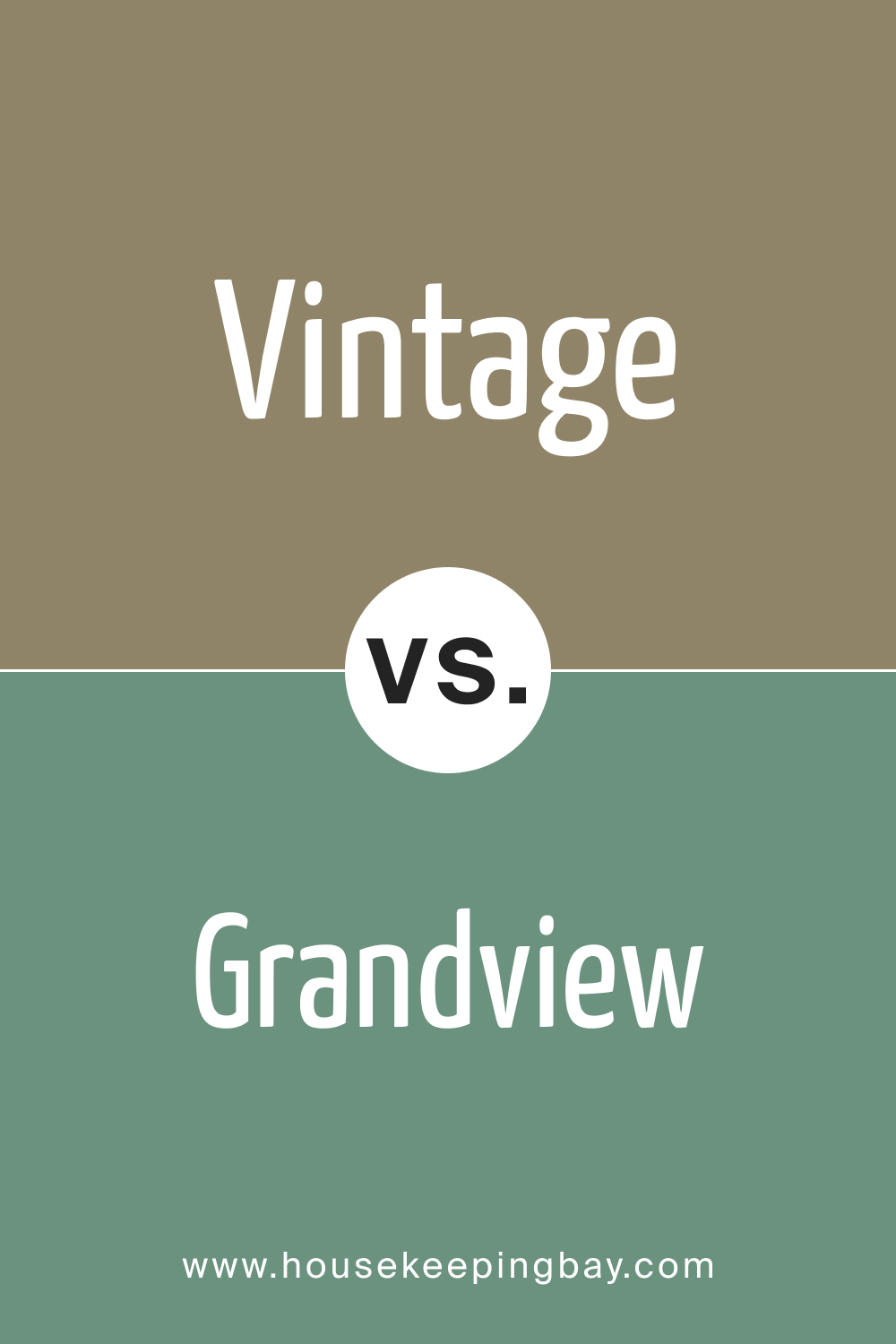 SW 9528 Vintage vs. SW 6466 Grandview