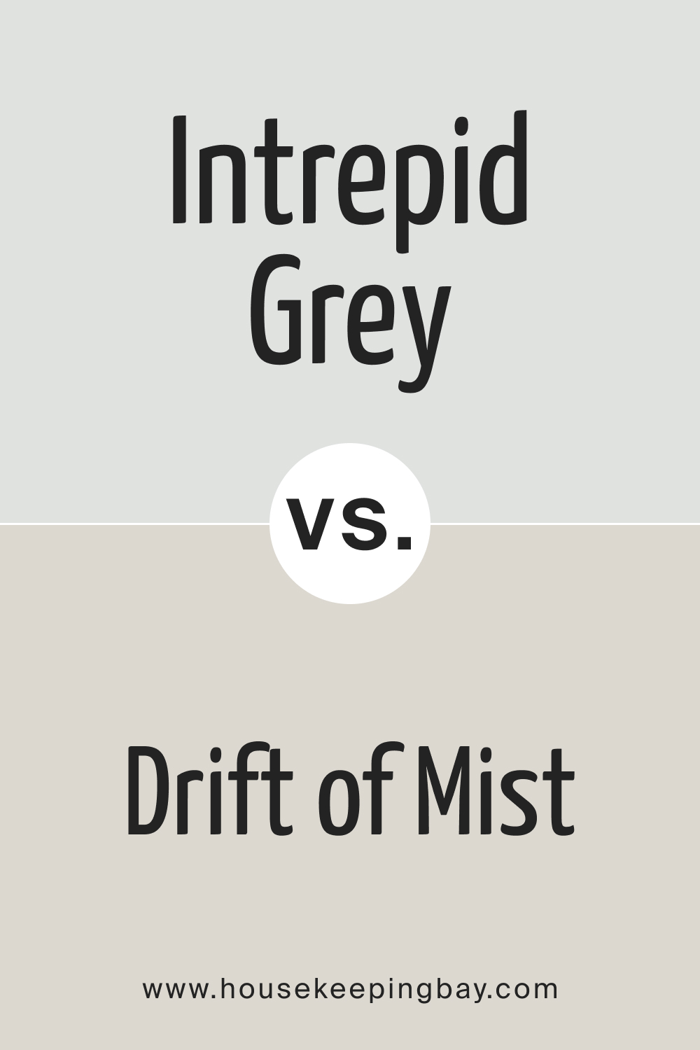SW 9556 Intrepid Grey vs. SW 9166 Drift of Mist