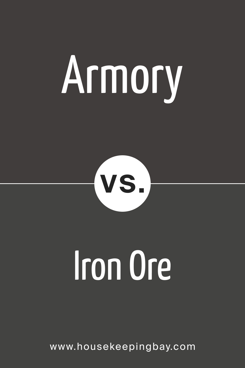 SW 9600 Armory vs. SW 7069 Iron Ore