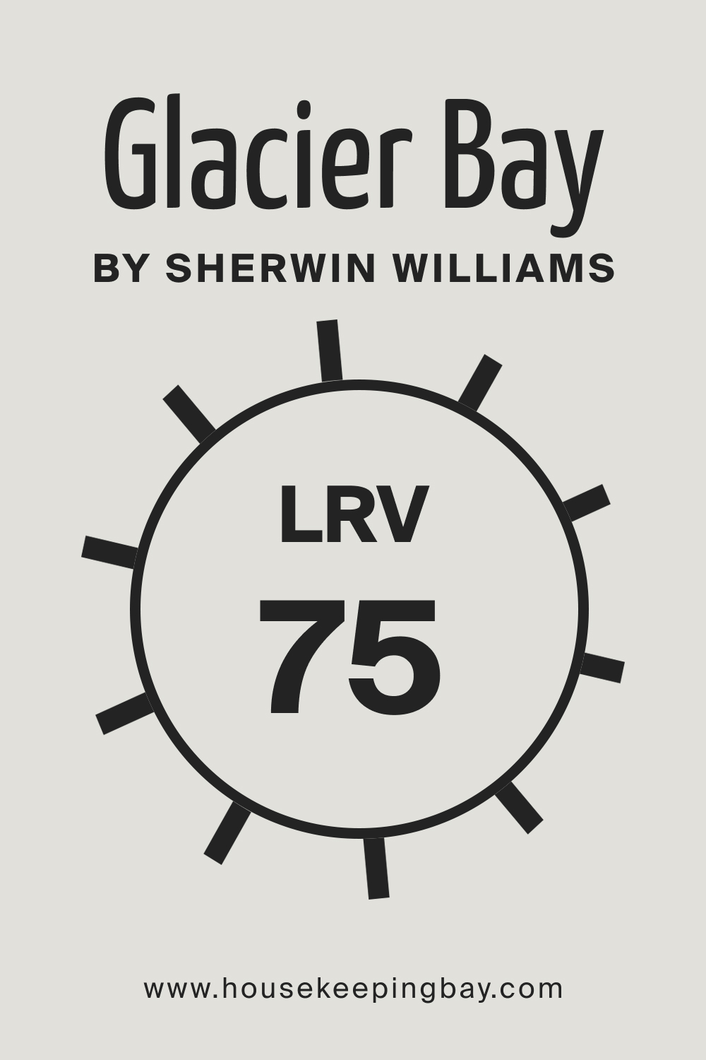 SW 9626 Glacier Bay by Sherwin Williams. LRV 75