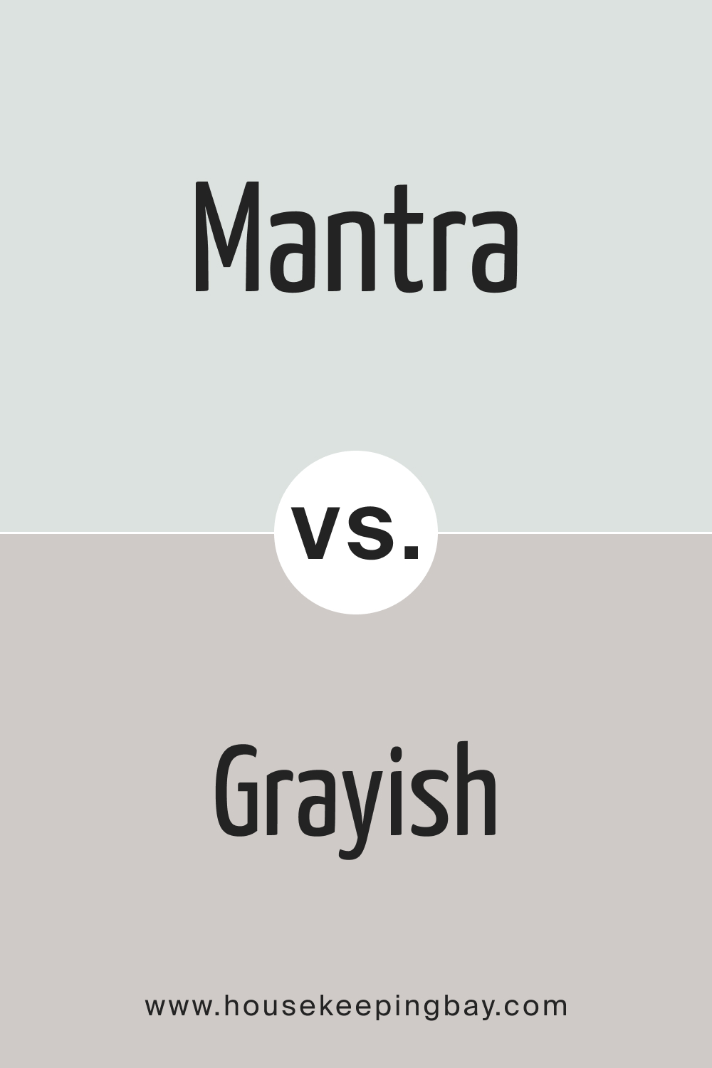 SW 9631 Mantra vs. SW 6001 Grayish
