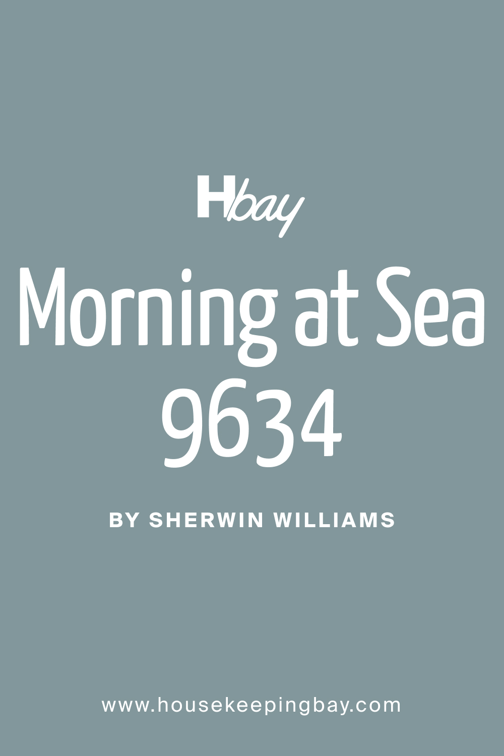 SW 9634 Morning at Sea Paint Color by Sherwin Williams