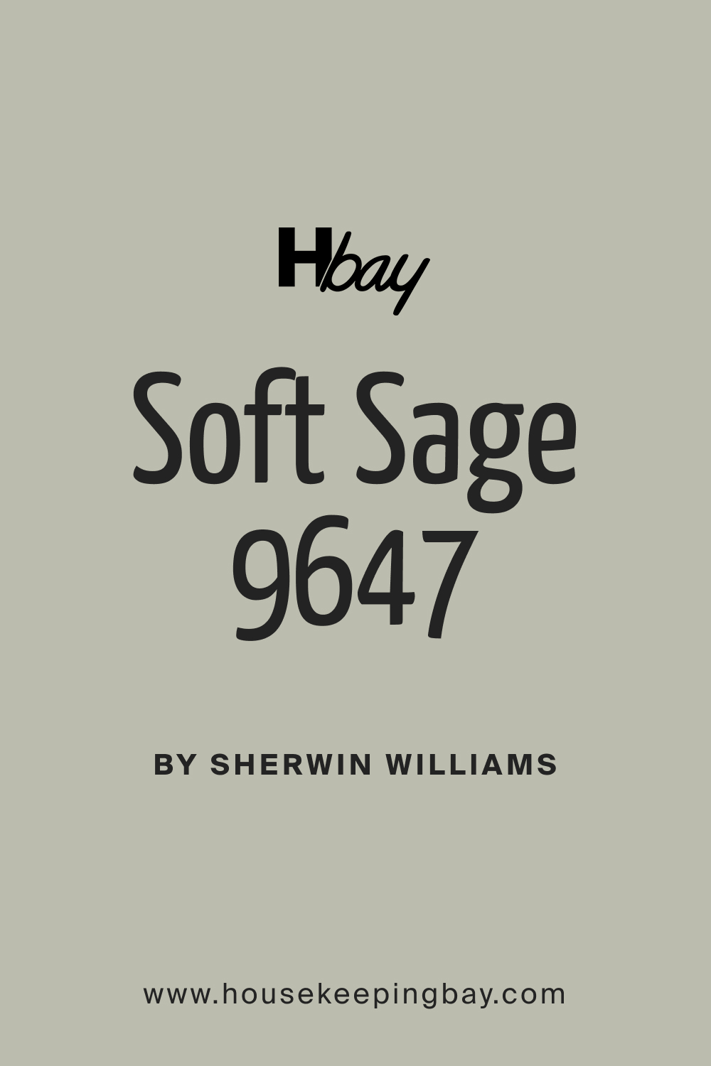 SW 9647 Soft Sage Paint Color by Sherwin Williams