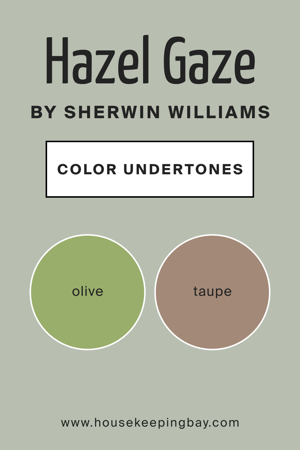 SW 9652 Hazel Gaze by Sherwin Williams Color Undertone