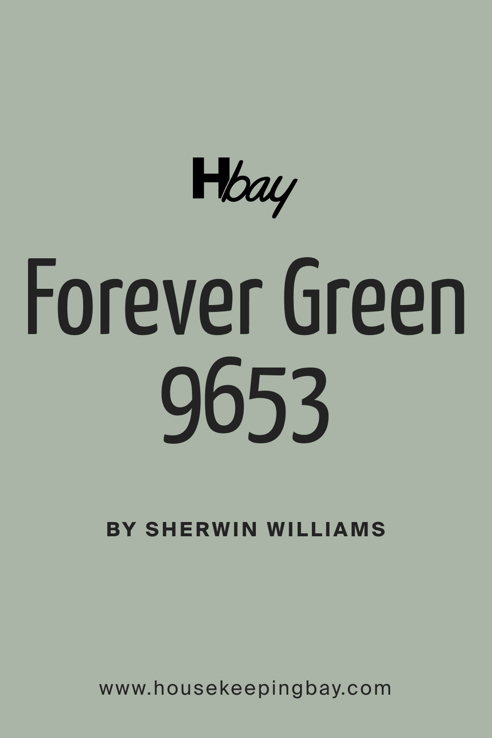 SW 9653 Forever Green Paint Color by Sherwin Williams