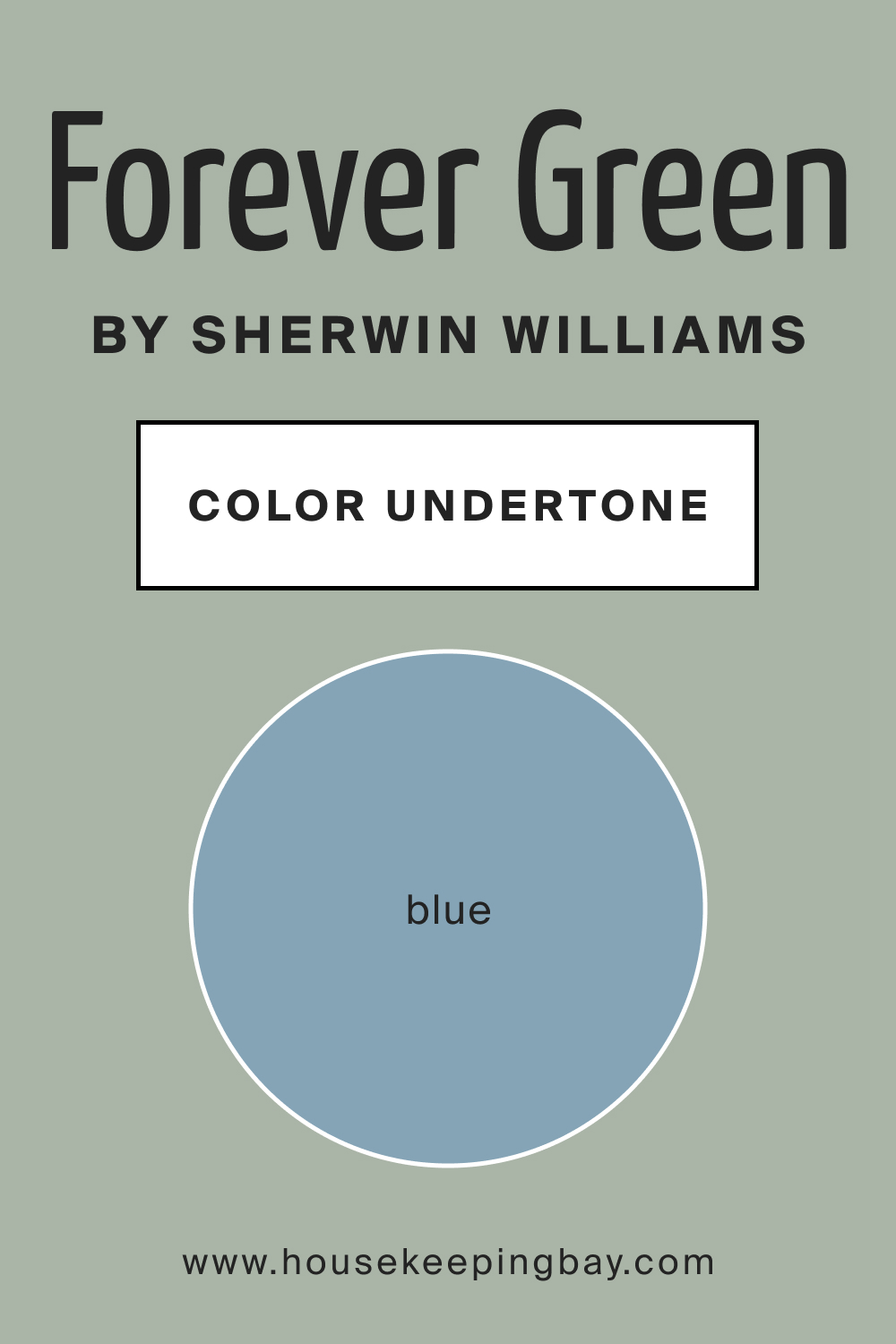 SW 9653 Forever Green by Sherwin Williams Color Undertone