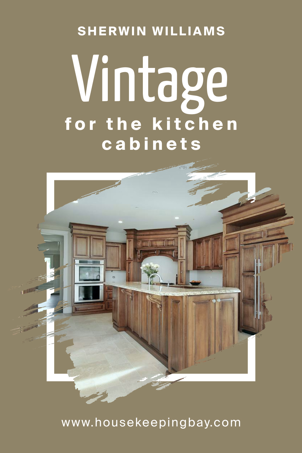 Sherwin Williams. SW 9528 Vintage For the Kitchen Cabinets