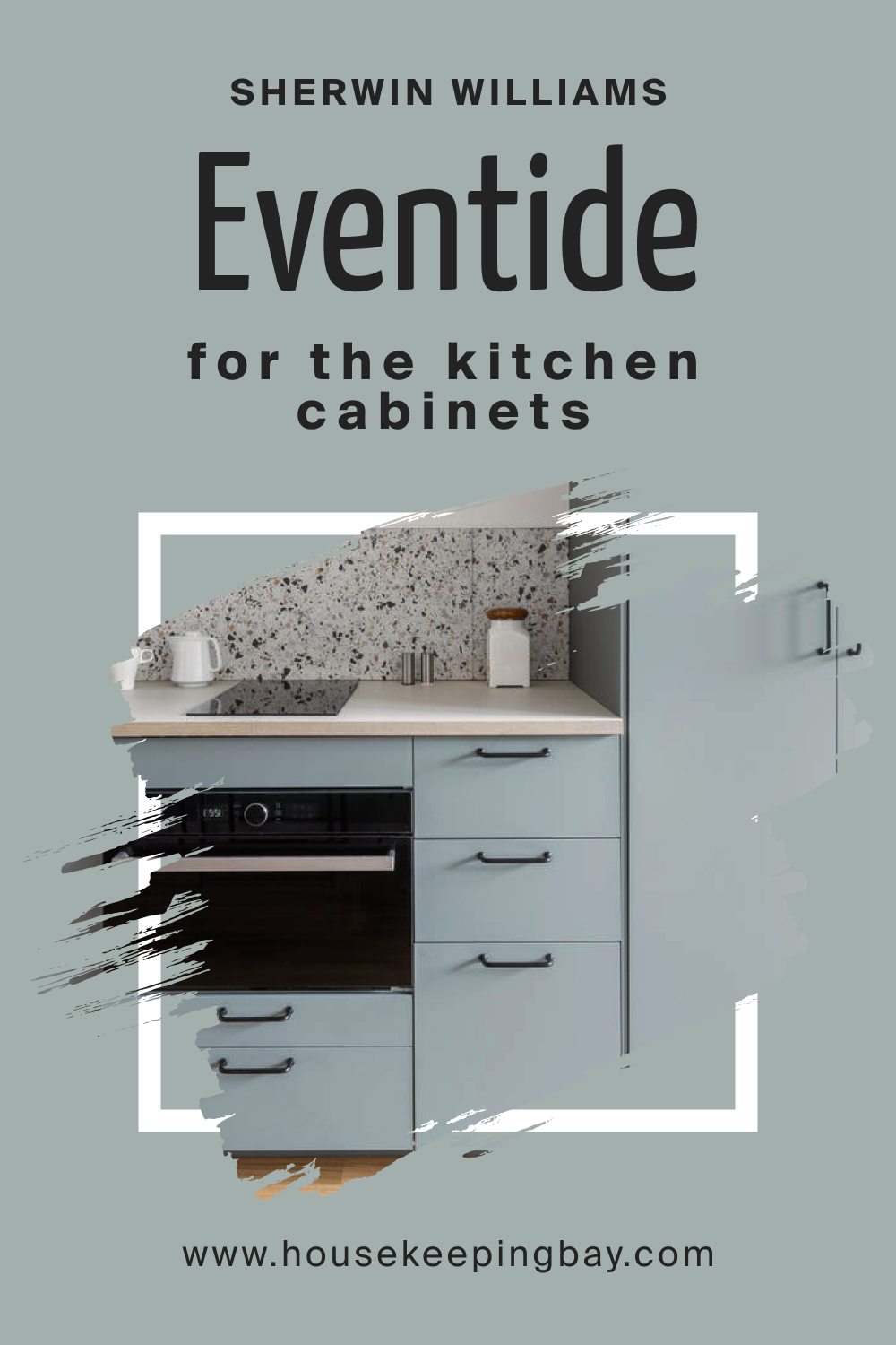 Sherwin Williams. SW 9643 Eventide For the Kitchen Cabinets