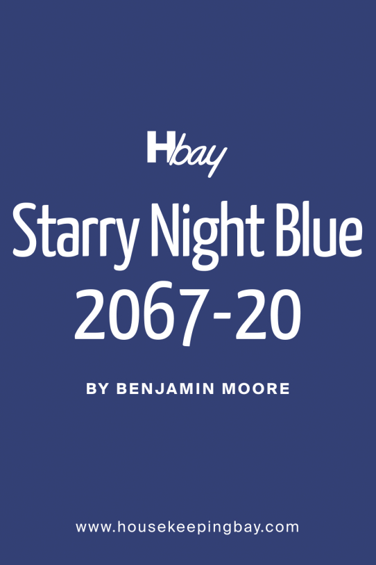 Starry Night Blue 2067-20 Paint Color By Benjamin Moore