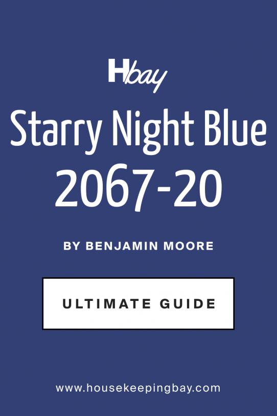 Starry Night Blue 2067-20 Paint Color By Benjamin Moore