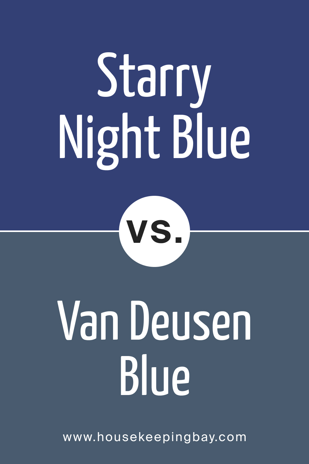 Starry Night Blue 2067 20 vs. HC 156 Van Deusen Blue
