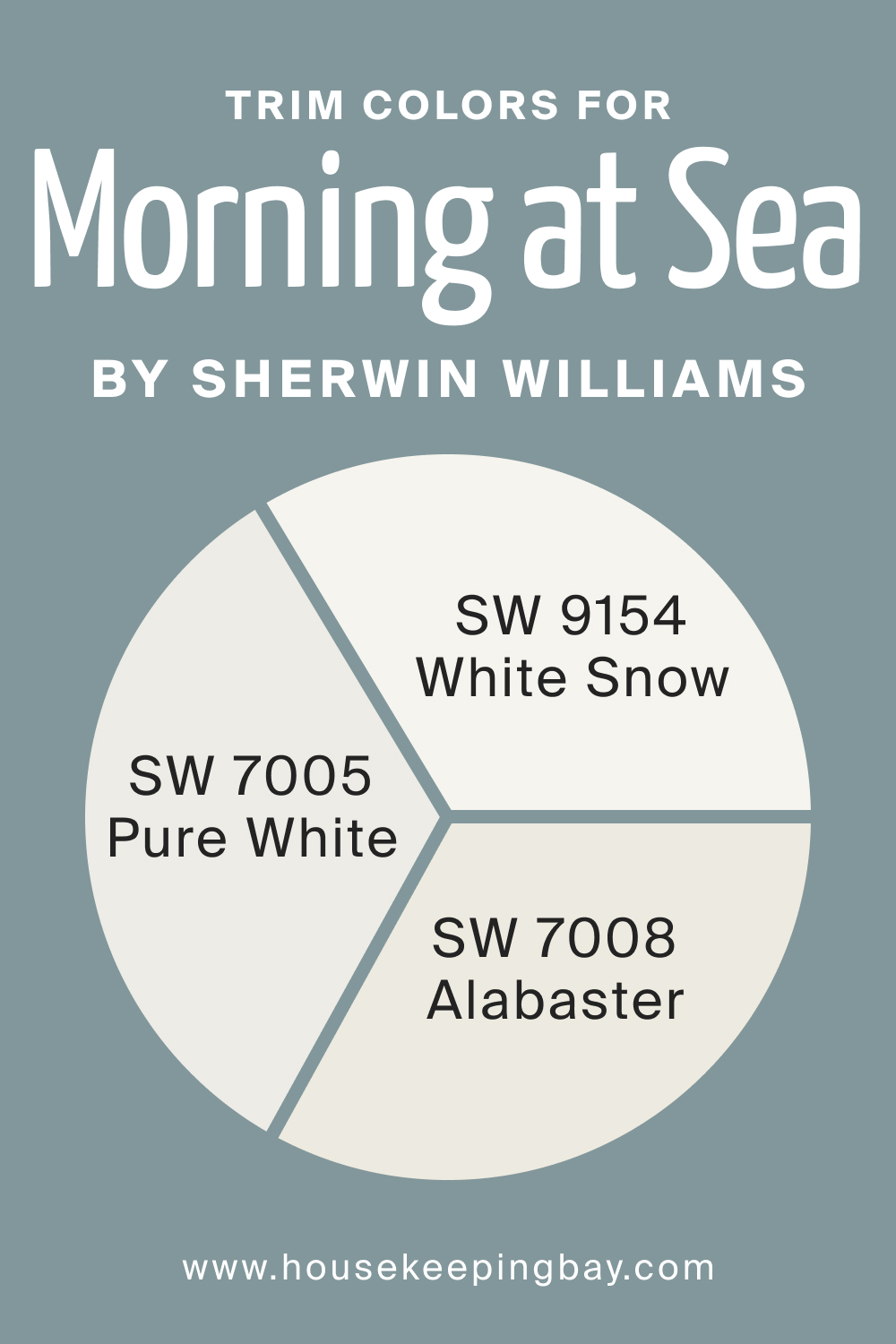 Trim Colors of SW 9634 Morning at Sea by Sherwin Williams