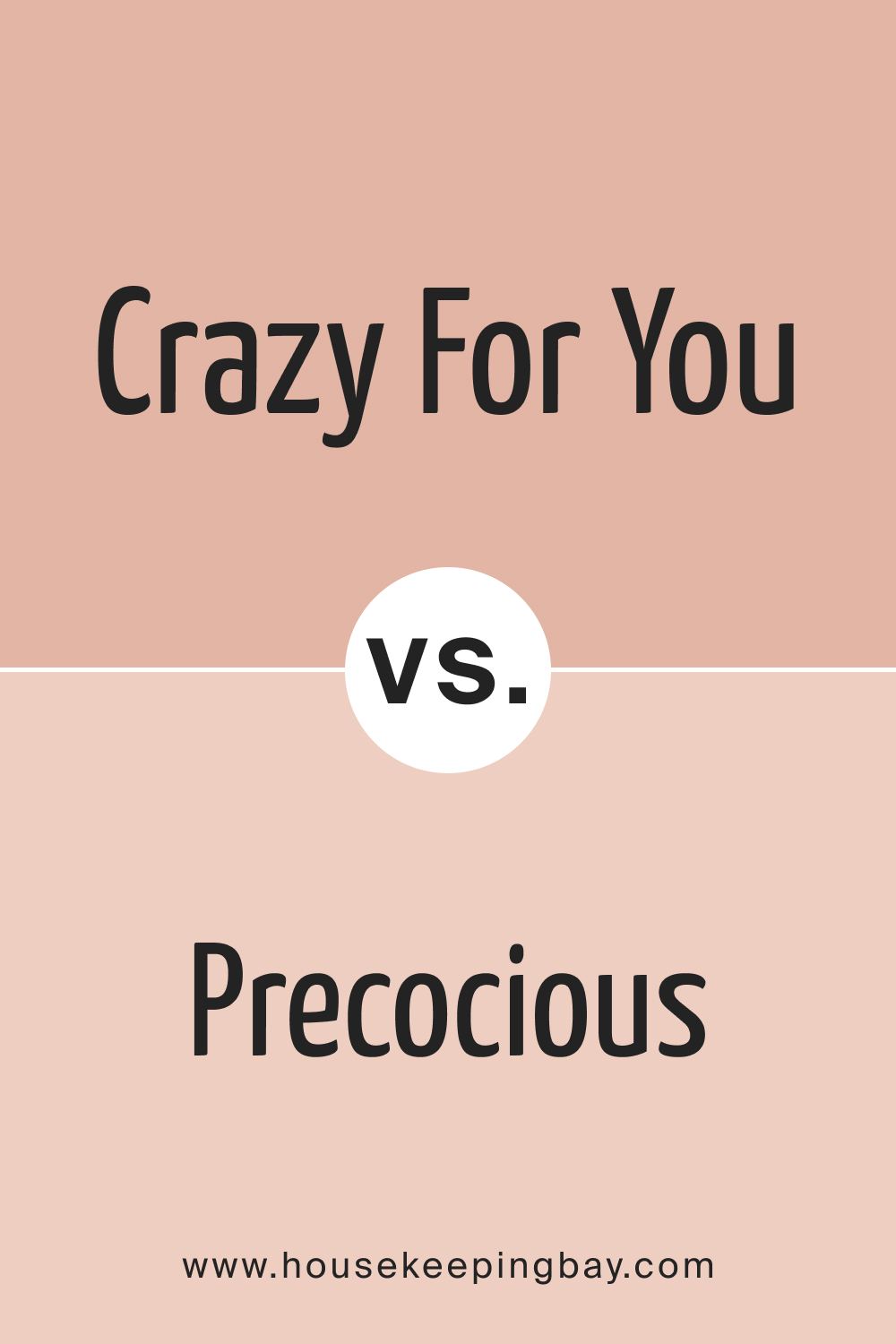 BM Crazy For You 053 vs. BM 051 Precocious