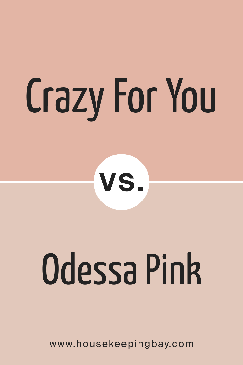 BM Crazy For You 053 vs. HC 59 Odessa Pink