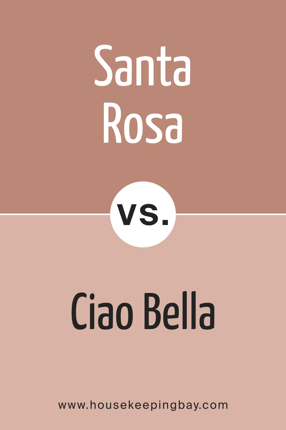 BM Santa Rosa 1189 vs. BM 1187 Ciao Bella